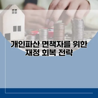 개인파산 면책자를 위한 재정 회복 전략