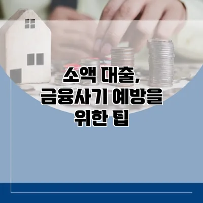 소액 대출, 금융사기 예방을 위한 팁