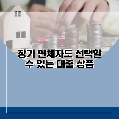 장기 연체자도 선택할 수 있는 대출 상품