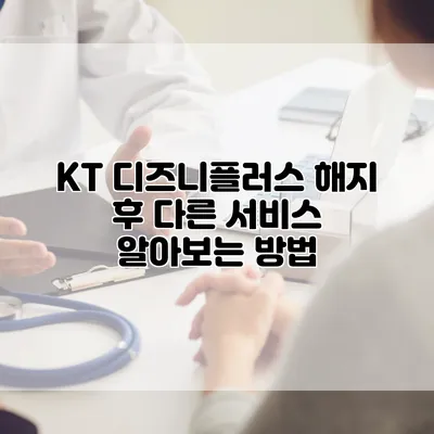 KT 디즈니플러스 해지 후 다른 서비스 알아보는 방법