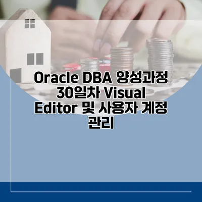 Oracle DBA 양성과정 30일차 Visual Editor 및 사용자 계정 관리