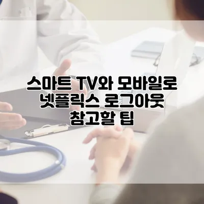 스마트 TV와 모바일로 넷플릭스 로그아웃: 참고할 팁